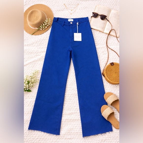 pistola Denim - Pistola Women’s Penny Crop Jeans – Cobalt Blue – Size 26 – NWT Rare Piece